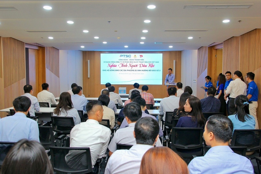 Công đoàn Cơ quan Tổng công ty PTSC tổ chức quyên góp ủng hộ đồng bào các địa phương bị ảnh hưởng bởi cơn bão số 3 Công đoàn Cơ quan Tổng công ty PTSC tổ chức quyên góp ủng hộ đồng bào các địa phương bị ảnh hưởng bởi cơn bão số 3