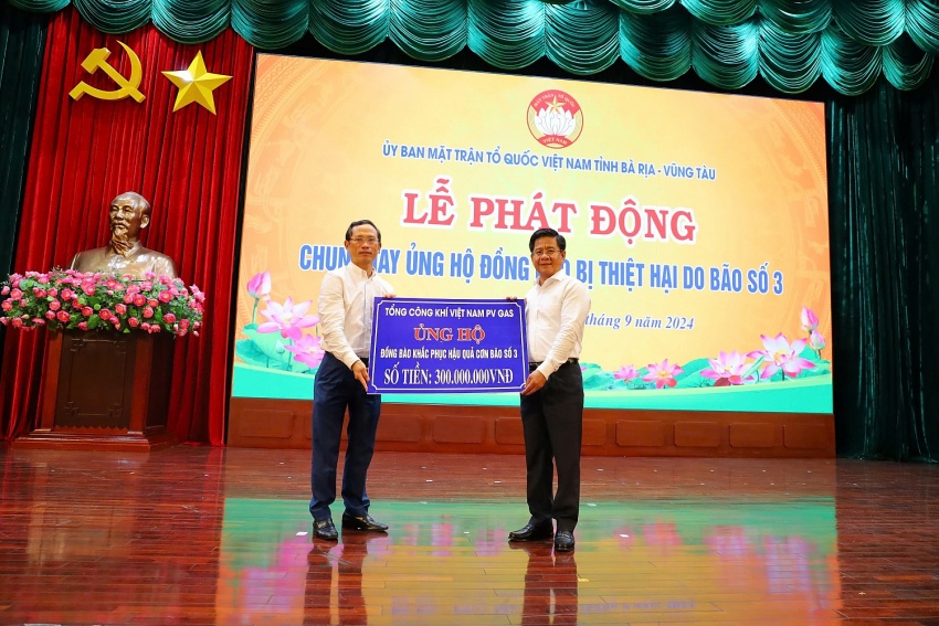 Bà Rịa – Vũng Tàu: Chung tay ủng hộ đồng bào miền Bắc bị thiệt hại do bão số 3 gây ra Bà Rịa - Vũng Tàu: Chung tay ủng hộ đồng bào miền Bắc bị thiệt hại do bão số 3