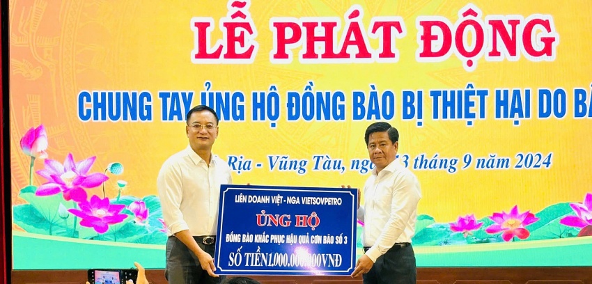 Bà Rịa - Vũng Tàu: Chung tay ủng hộ đồng bào miền Bắc bị thiệt hại do bão số 3 Bà Rịa Vũng Tàu: Chung tay ủng hộ đồng bào miền Bắc bị thiệt hại do bão số 3
