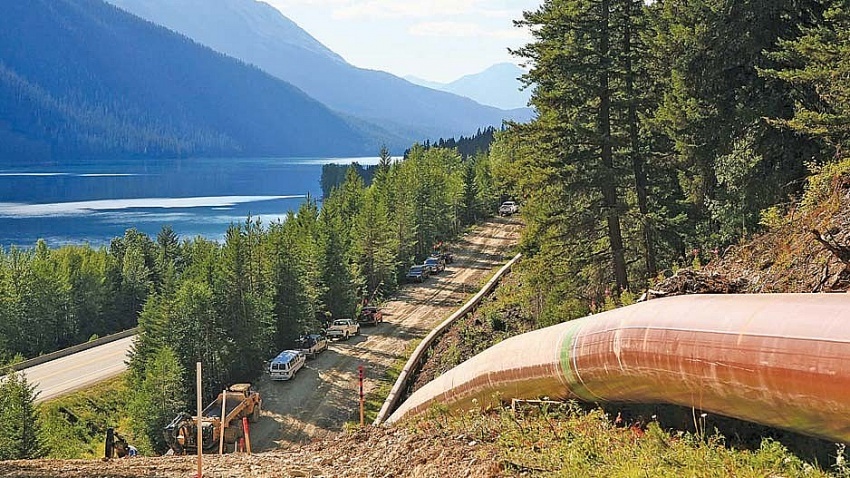 Đường ống dẫn dầu mới của Canada tập trung hướng dòng chảy sang Châu Á Đường ống dẫn dầu mới của Canada tập trung hướng dòng chảy sang Châu Á