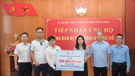 Petrovietnam hỗ trợ nhân dân tỉnh Lai Châu khắc phục thiệt hại bão số 3 (Yagi)