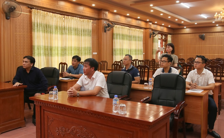 Toàn cảnh buổi làm việc tại tỉnh Hòa Bình