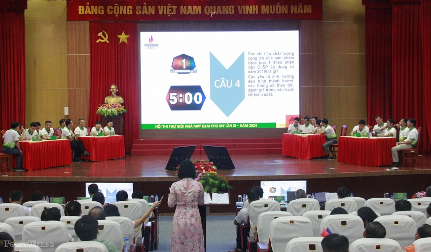 Hội thi Thợ giỏi Nhà máy Đạm Phú Mỹ lần XI: Nâng cao kỹ năng, tăng cường đoàn kết
