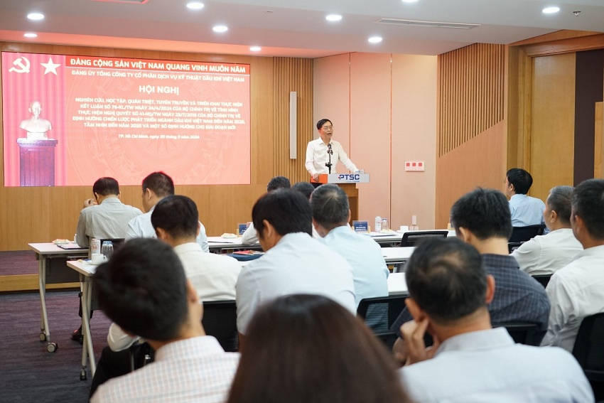 Đảng ủy PTSC quán triệt, triển khai thực hiện Kết luận số 76-KL/TW