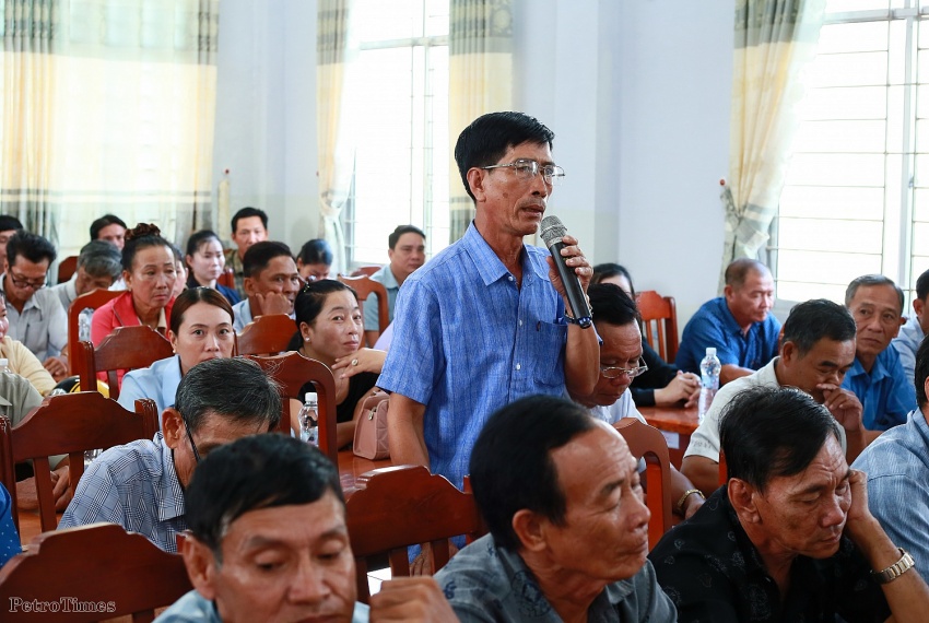 Đồng chí Lê Mạnh Hùng tiếp xúc cử tri xã Nguyễn Phích trước Kỳ họp thứ 8, Quốc hội khóa XV