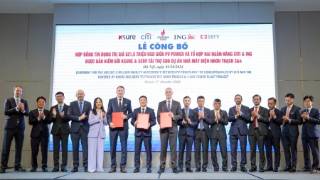 PV Power công bố hợp đồng tín dụng 521,5 triệu USD cho Dự án Nhà máy điện Nhơn Trạch 3 và 4