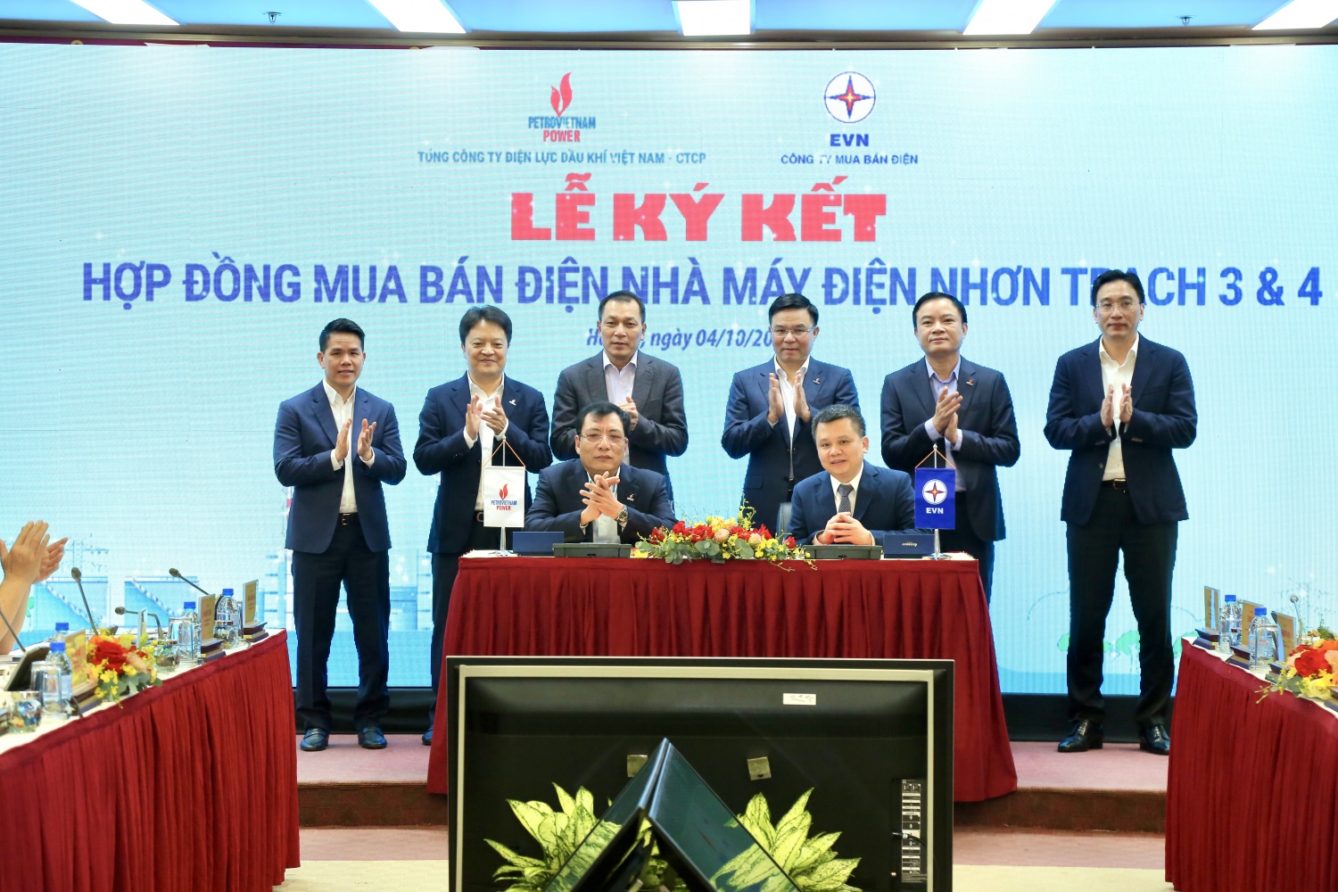 Ký kết Hợp đồng mua bán điện Nhà máy điện Nhơn Trạch 3&4