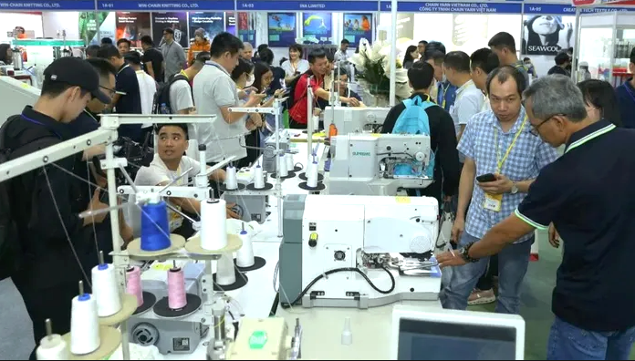Nhiều công nghệ mới ngành dệt may trưng bày tại HanoiTex & HanoiFabric 2024