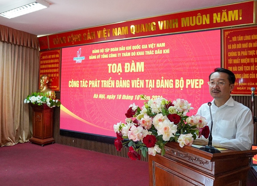Đảng ủy PVEP tổ chức tọa đàm công tác phát triển Đảng viên khu vực phía Bắc
