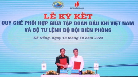 Bộ Tư lệnh Bộ đội Biên phòng và Petrovietnam tăng cường phối hợp đảm bảo an ninh, an toàn hoạt động dầu khí, bảo vệ chủ quyền