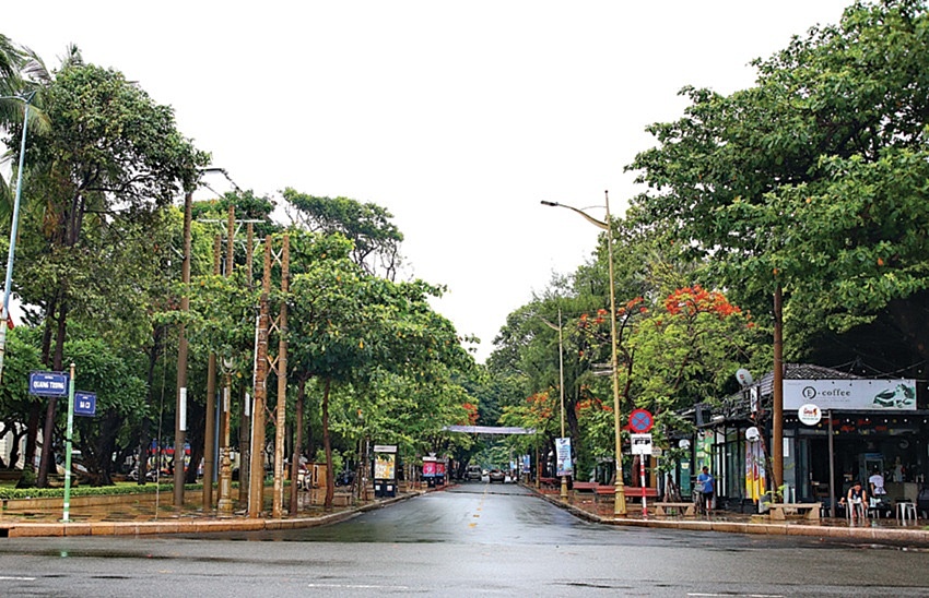 Một góc đường Ba Cu ngày nay nối dài ra biển tại Thành phố Vũng Tàu