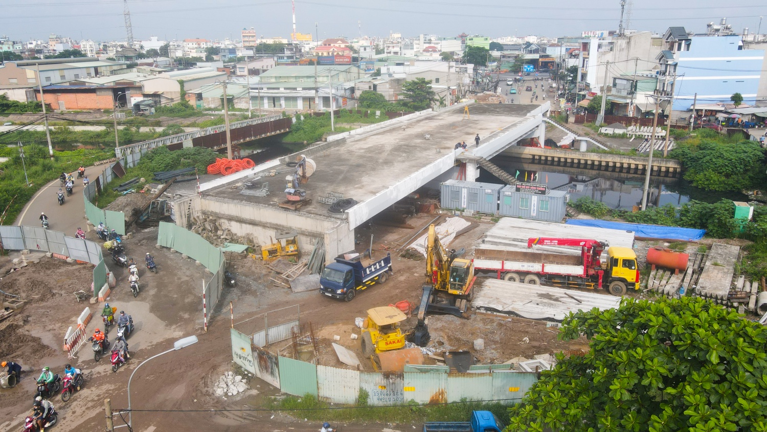 [Chùm ảnh] Tiến độ các dự án trên đường Tân Kỳ Tân Quý