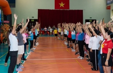 Ban Nữ công, Công đoàn Vietsovpetro tổ chức Hội thi Vui - Khỏe chào mừng Ngày Phụ nữ Việt Nam