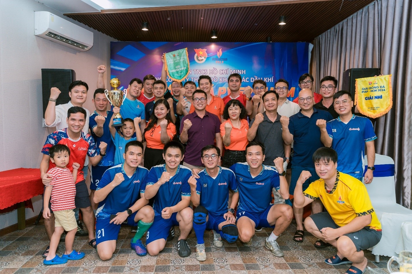 Giải bóng đá PVEP-HCM 2024 diễn ra thành công tốt đẹp Đoàn Thanh niên PVEP tổ chức thành công Giải bóng đá PVEP-HCM 2024