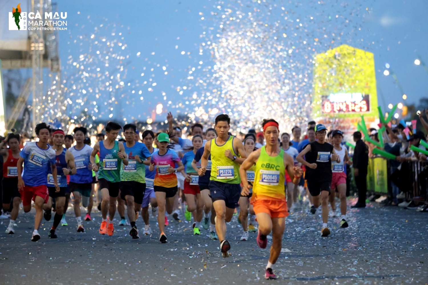 Hình ảnh VĐV PV GAS dẫn đầu giải Marathon Cà Mau 2023 - Cúp Petrovietnam