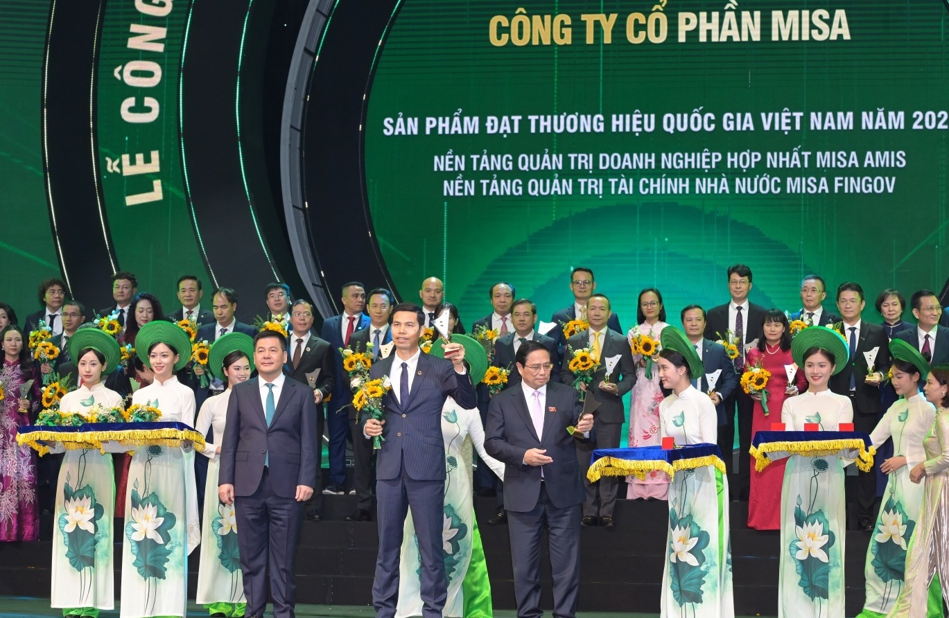 2 nền tảng số MISA được công nhận là sản phẩm Thương hiệu quốc gia Việt Nam 2024