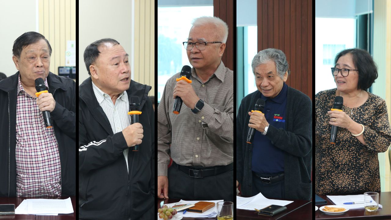 Các lãnh đạo cơ quan tạp chí phát biểu tại Hội thảo