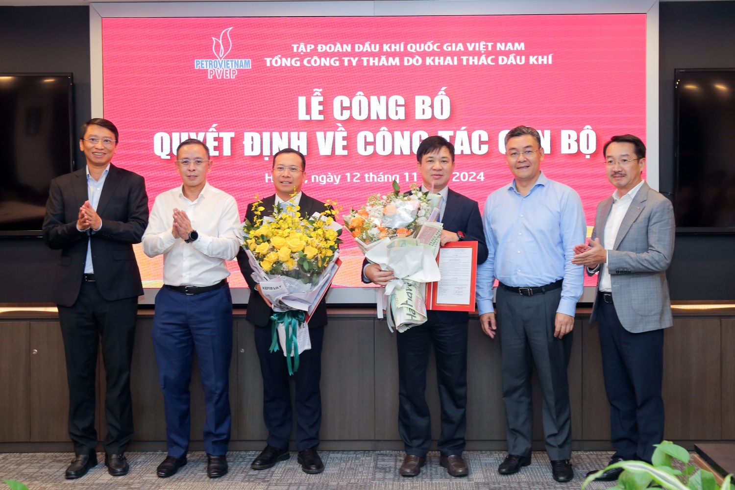 Công bố các quyết định bổ nhiệm lãnh đạo PVEP