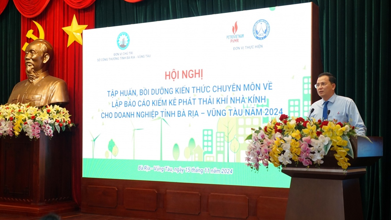 PVMR và Trung tâm QCC hỗ trợ bồi dưỡng kiến thức về kiểm kê phát thải khí nhà kính cho doanh nghiệp Bà Rịa - Vũng Tàu