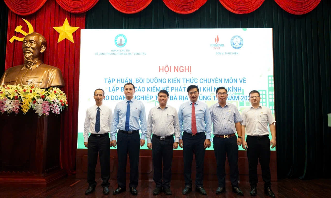 PVMR và Trung tâm QCC hỗ trợ bồi dưỡng kiến thức về kiểm kê phát thải khí nhà kính cho doanh nghiệp Bà Rịa - Vũng Tàu