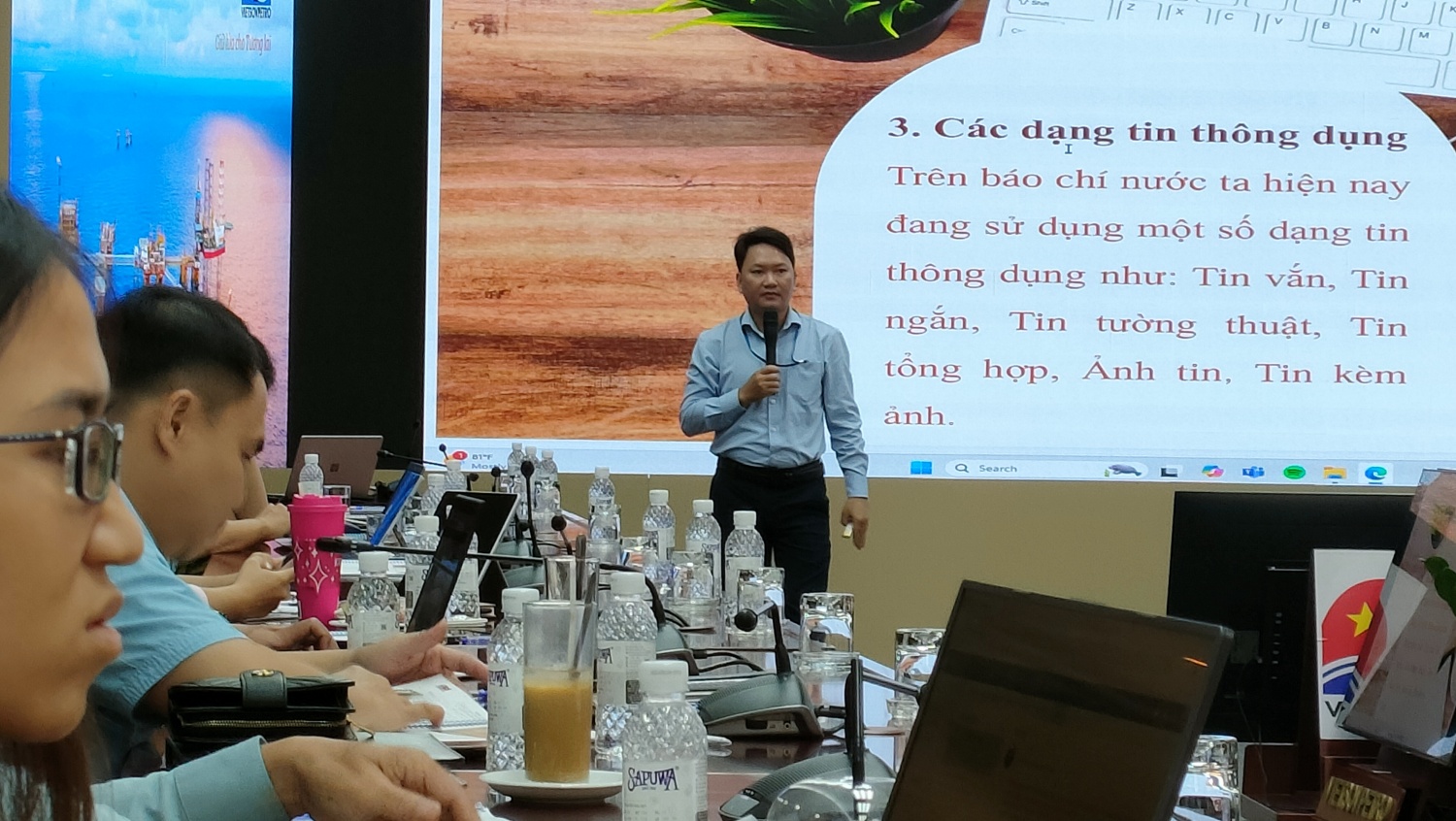 Vietsovpetro tập huấn nâng cao kỹ năng viết tin, bài và xử lý khủng hoảng truyền thông