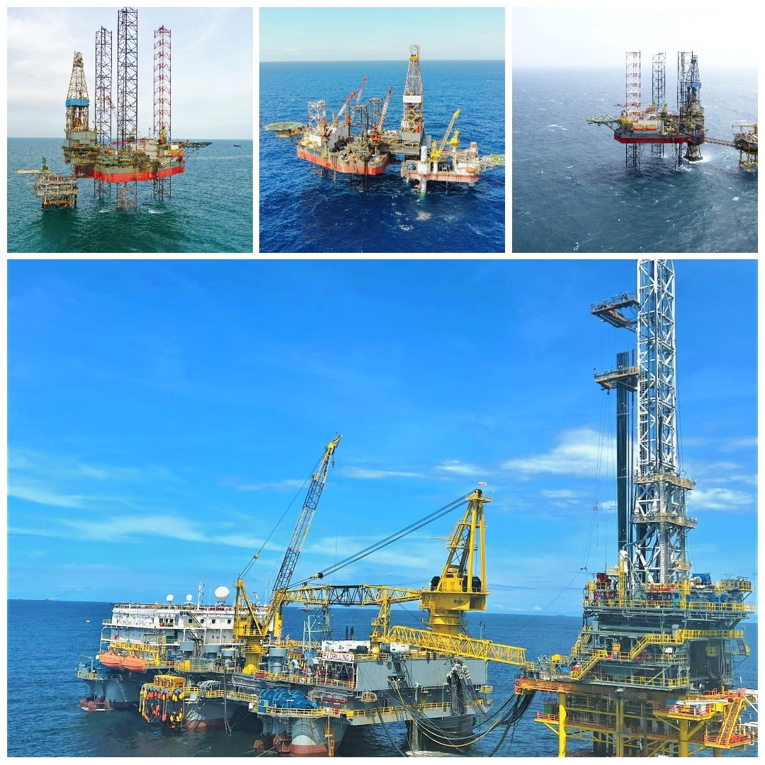 Giàn TAD – PV DRILLING V và các giàn khoan jack-up PV DRILLING I, II và III
