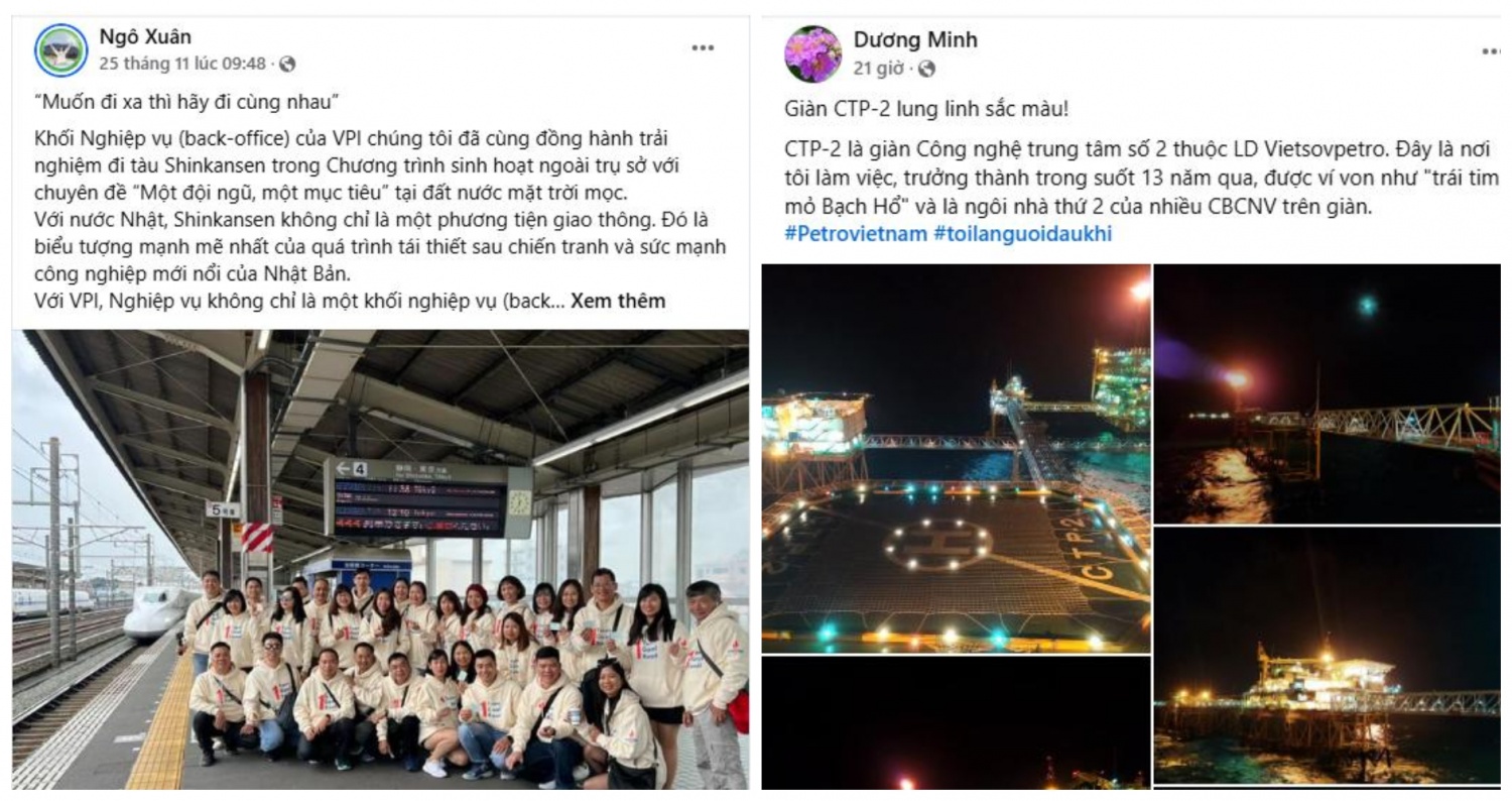 Những bài dự thi đầu tiên