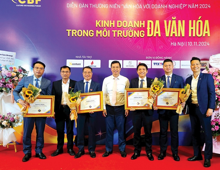 Các đơn vị đạt chuẩn Văn hóa kinh doanh 2024 của Petrovietnam