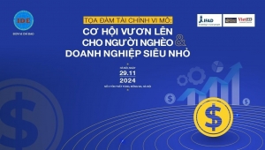 Tọa đàm "Tài chính vi mô: Cơ hội vươn lên cho người nghèo và doanh nghiệp siêu nhỏ"