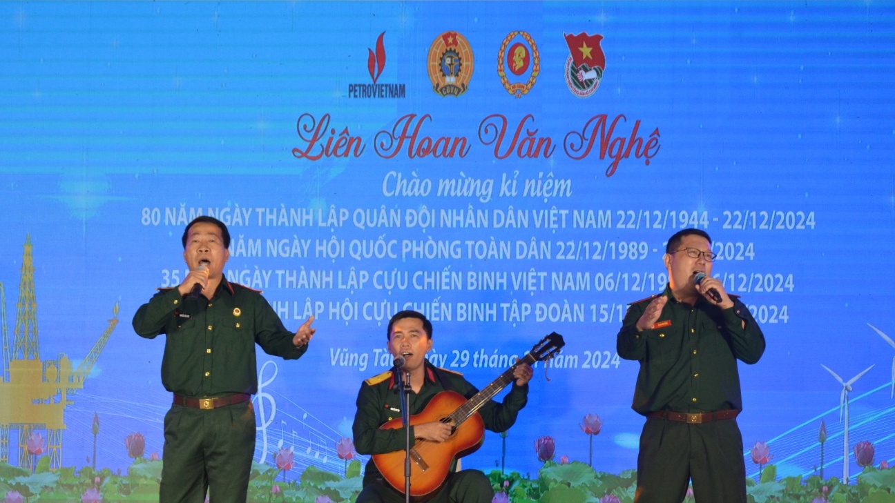 Ấn tượng Liên hoan "Tiếng hát cựu chiến binh Tập đoàn Dầu khí Quốc gia Việt Nam lần thứ II”
