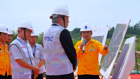 SWPOC dẫn đoàn đối tác Nhật Bản thị sát thực địa chuỗi dự án Lô B