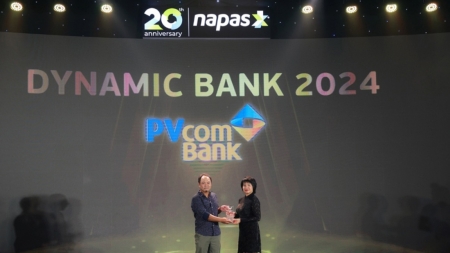 PVcomBank nhận hai giải thưởng tại Hội nghị Tổ chức thành viên NAPAS 2024