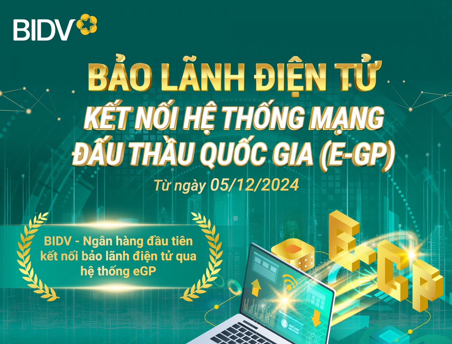 Ngân hàng tiên phong kết nối Mạng đấu thầu quốc gia để triển khai bảo lãnh dự thầu điện tử