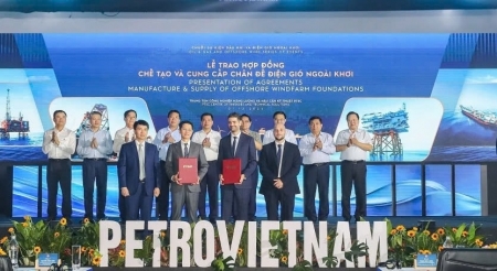 [PetroTimesTV] PTSC ký hợp đồng chế tạo và cung cấp chân đế điện gió ngoài khơi