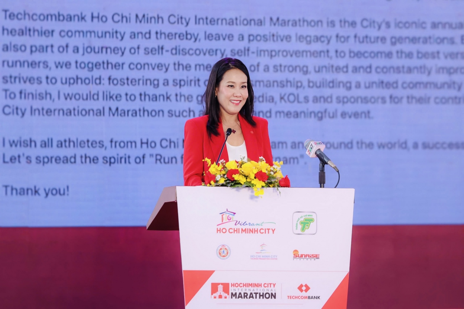 Khai mạc giải Marathon Quốc tế TP Hồ Chí Minh Techcombank lần thứ 7