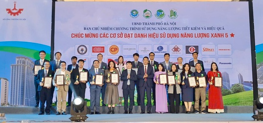 Hà Nội công nhận 83 cơ sở đạt danh hiệu “Sử dụng năng lượng xanh năm 2024”