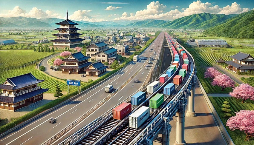 Nhật Bản xây băng chuyền chở hàng dài 515km