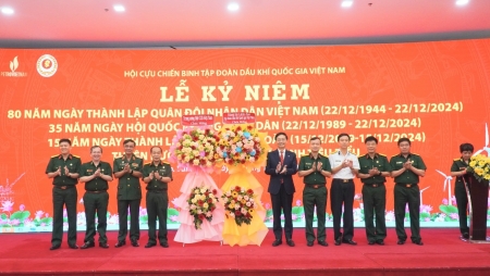 Hội Cựu chiến binh Tập đoàn Dầu khí Quốc gia Việt Nam kỷ niệm 15 năm thành lập