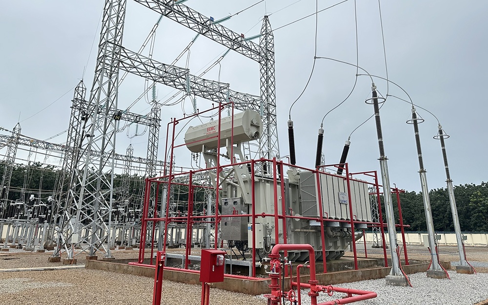 Đóng điện máy biến áp thứ 2 Trạm biến áp 220kV Châu Đức
