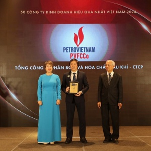 PVFCCo được vinh danh “Top 50 Công ty kinh doanh hiệu quả nhất Việt Nam” năm 2024
