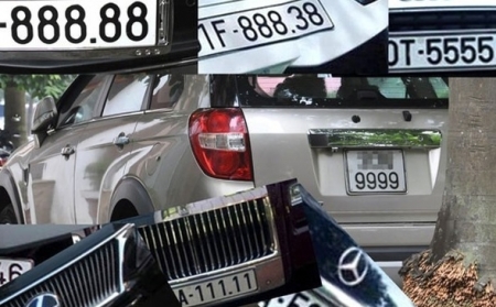 Biển số ngũ quý xe ô tô đấu giá lần hai, giá khởi điểm 500 triệu đồng