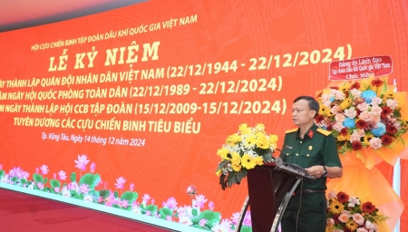 Hội CCB Tập đoàn Dầu khí Quốc gia Việt Nam phát động thi đua hưởng ứng chỉ đạo của Thường trực Đảng ủy Tập đoàn