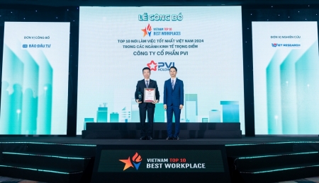 PVI được vinh danh “Top 10 Nơi làm việc tốt nhất Việt Nam năm 2024” và xếp hạng cao trong VBE500