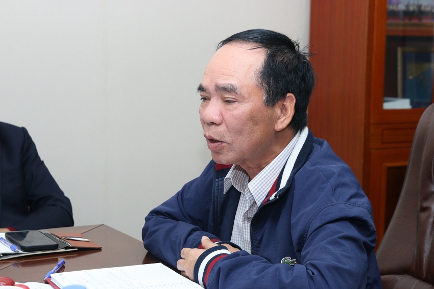 Ông Nguyễn Quốc Thập phát biểu kết luận buổi làm việc