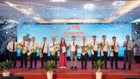 PVOIL vinh danh “các tập thể, cá nhân xuất sắc nhất năm 2024”