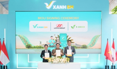 V-GREEN và Xanh SM Indonesia Ký MOU với Tập đoàn bất động sản Lippo