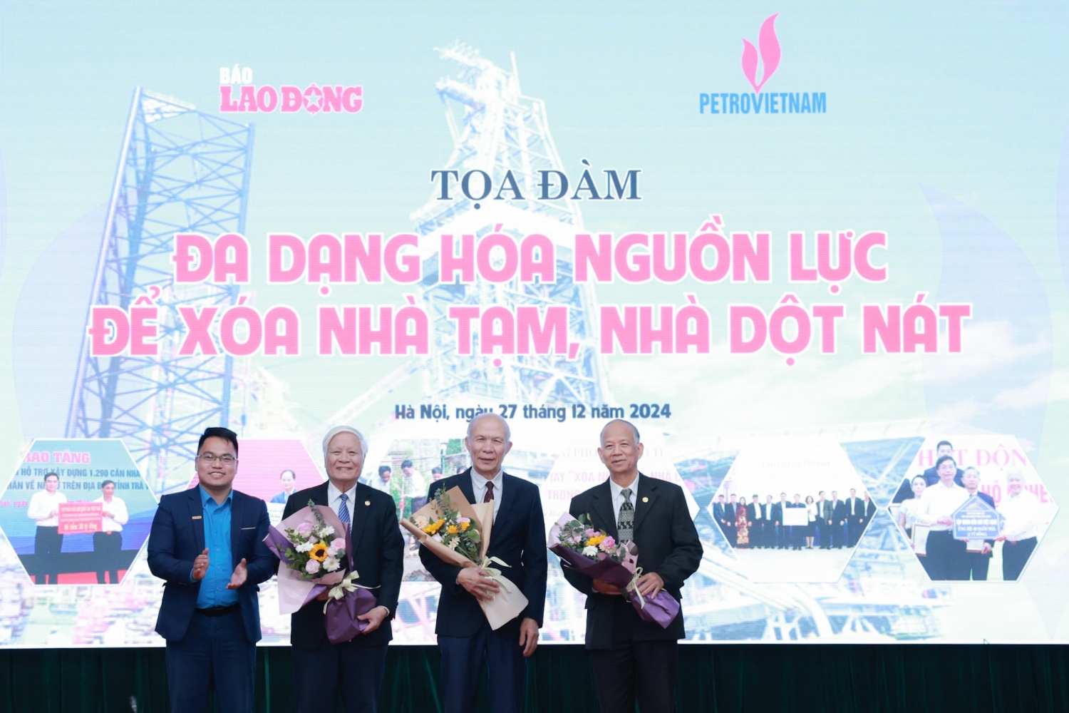 Đa dạng hóa nguồn lực để xóa nhà tạm, nhà dột nát