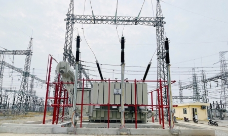 Đóng điện Dự án Trạm biến áp 220kV nối cấp trong Trạm biến áp 500kV Phố Nối