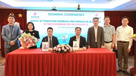 PVChem và BIENDONG POC ký kết hợp đồng cung cấp hóa chất khai thác và dịch vụ kỹ thuật cho mỏ Hải Thạch - Mộc Tinh