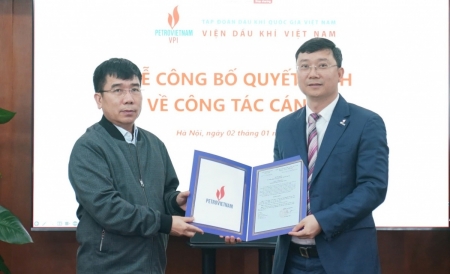 Petrovietnam trao quyết định bổ nhiệm Phó Viện trưởng Viện Dầu khí Việt Nam